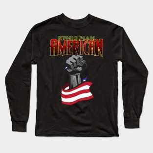 Ethiopian American Long Sleeve T-Shirt